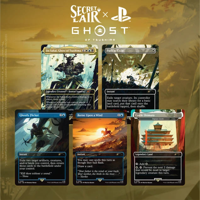 Magic: The Gathering - Secret Lair: Playstation: Ghosts of Tsushima: Shadow Samurai