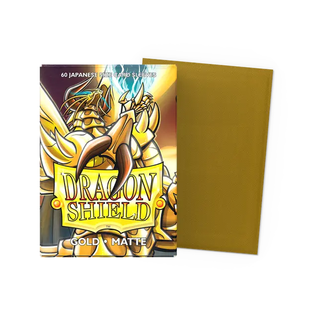 Sleeves: Dragon Shield: Matte Japanese: Gold (60)