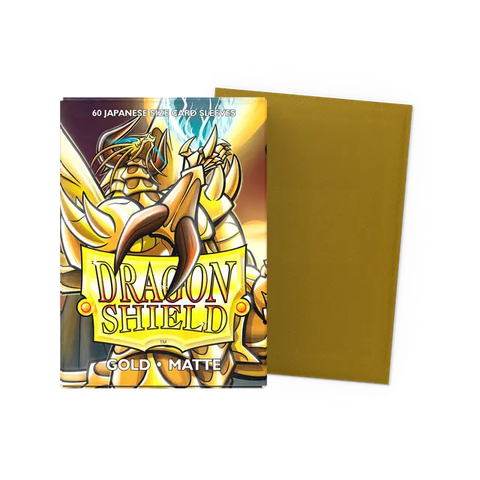 Sleeves: Dragon Shield: Matte Japanese: Gold (60)