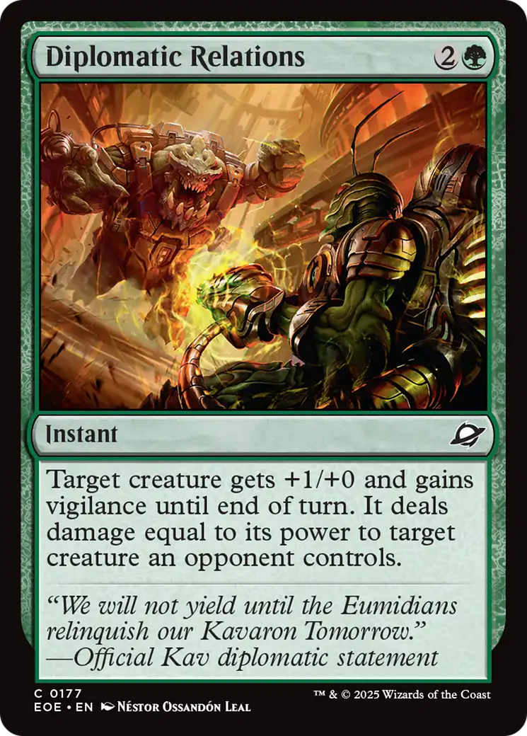 Diplomatic Relations [Edge of Eternities]