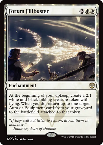 Forum Filibuster [Secrets of Strixhaven Commander]