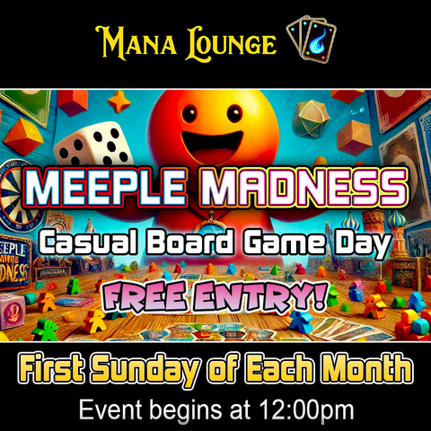 Meeple Madness ticket - Sun, Feb 02 2025