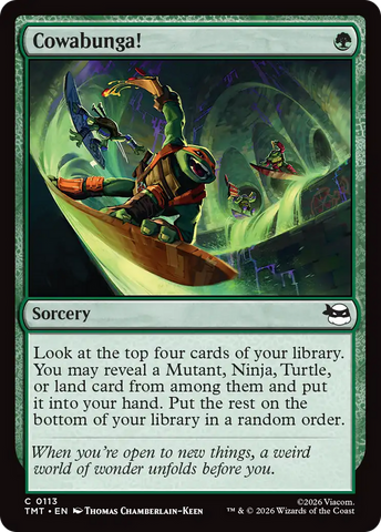 Cowabunga! [Teenage Mutant Ninja Turtles]