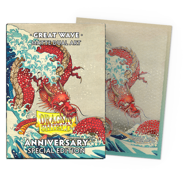 Sleeves: Dragon Shield: Special Edition: Matte DUAL Art: Great Wave (100)