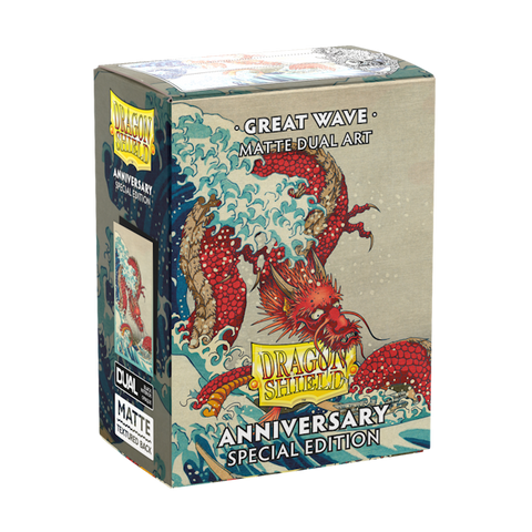 Sleeves: Dragon Shield: Special Edition: Matte DUAL Art: Great Wave (100)