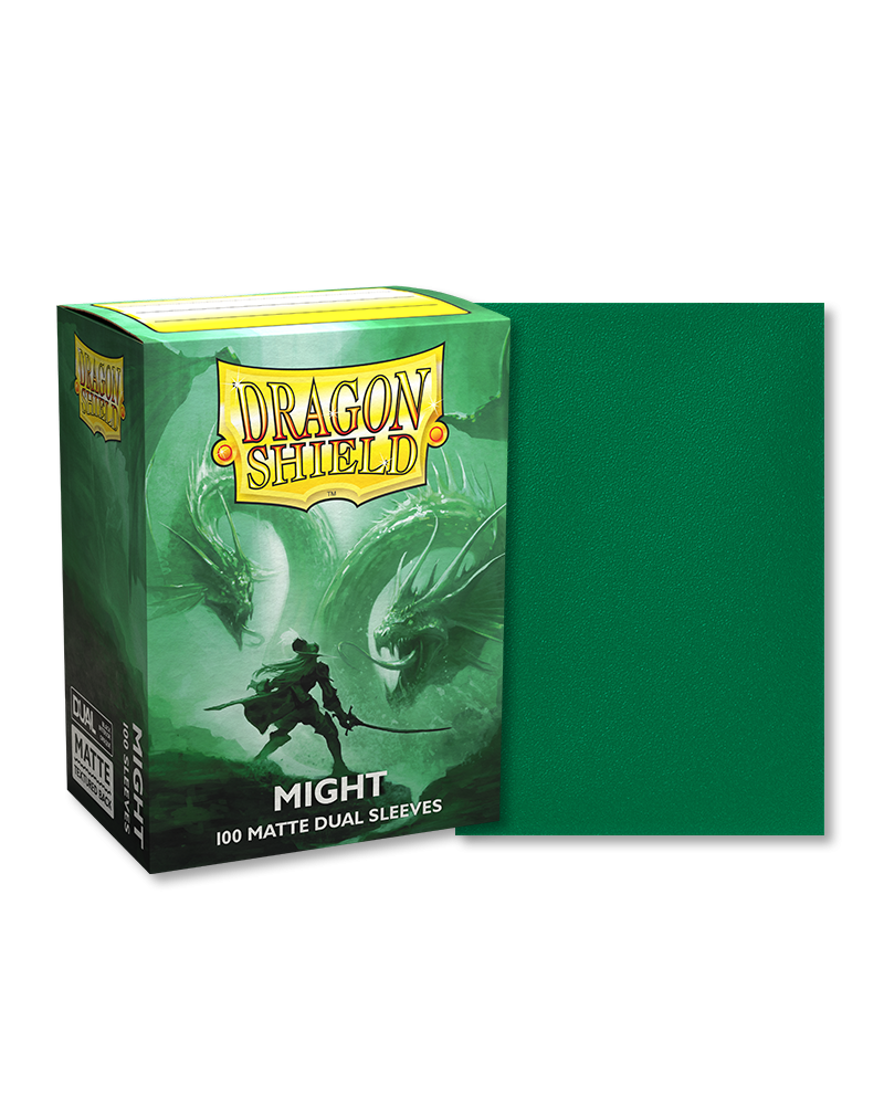 Dragon Shield: Dual Matte: Might (Green) (100)
