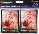 Ultra PRO Deck Protector Sleeves 100ct – MTG Universes Beyond: Final Fantasy (Moogle Merchant)