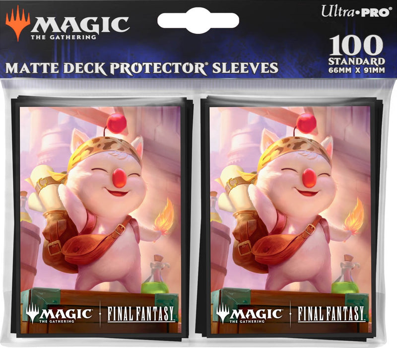 Ultra PRO Deck Protector Sleeves 100ct – MTG Universes Beyond: Final Fantasy (Moogle Merchant)