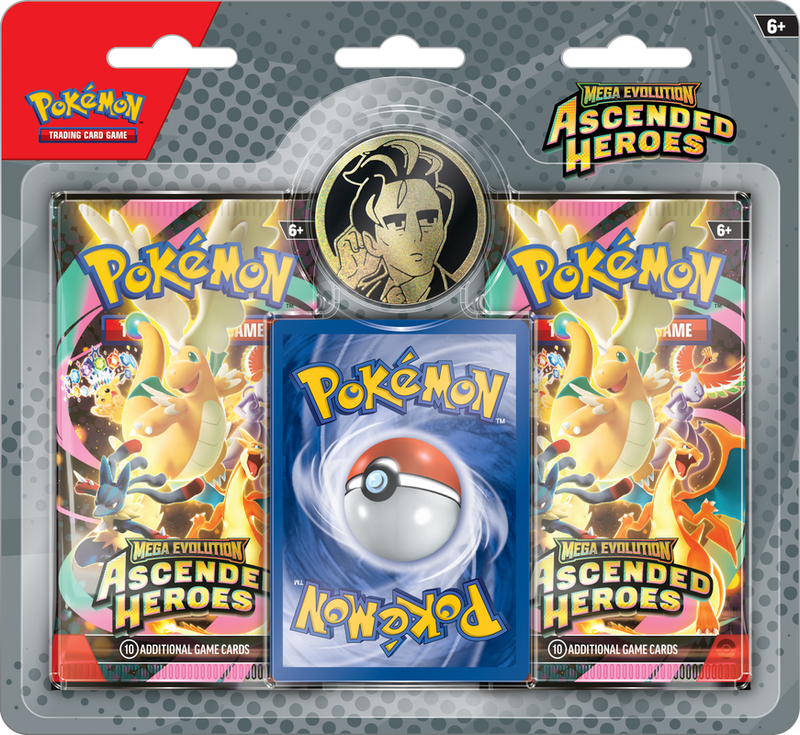 Pokémon TCG: Mega Evolution 2.5 – Ascended Heroes 2-Pack Blister Collection