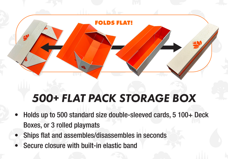 Ultra PRO 500+ Flat Pack Storage Box – MTG Mana 8: Lotus