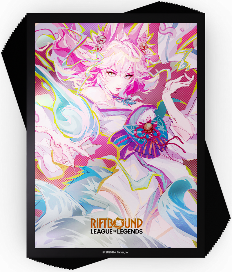Riftbound: League of Legends TCG – Spiritforged Art Sleeves: Spirit Blossom Ahri (100ct)