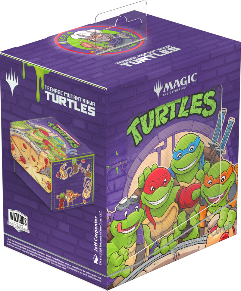 Ultimate Guard Sidewinder Deck Case 133+ Xenoskin – Magic: The Gathering: Teenage Mutant Ninja Turtles – Pizza Box Edition