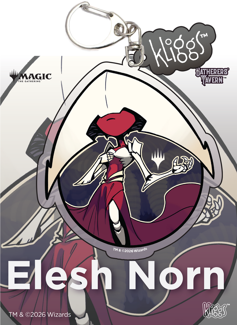 Gatherers Tavern Mtg New Phyrexia Kliggs Keychain Elesh Norn, Mother Of Machines