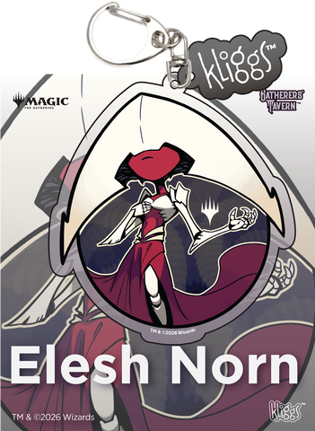 Gatherers Tavern Mtg New Phyrexia Kliggs Keychain Elesh Norn, Mother Of Machines