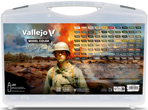 Vallejo Model Color Military Basic Case