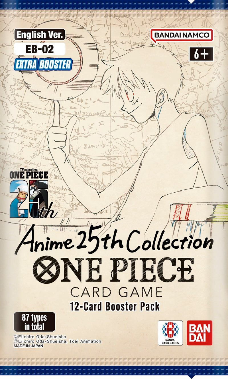 One Piece Card Game – Extra Booster: Anime 25th Collection [EB-02] Booster Pack