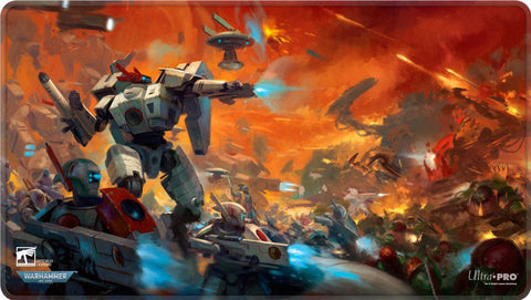 Ultra PRO Playmat – Warhammer 40K: T’au Empire (Codex Aligned / Stitched Edges)