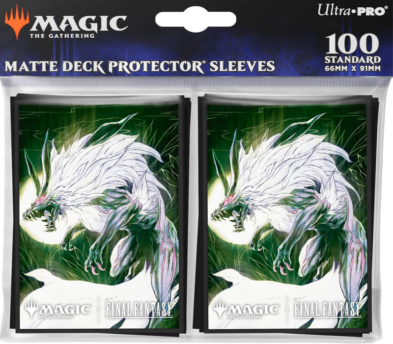 Ultra PRO Deck Protector Sleeves 100ct – MTG Universes Beyond: Final Fantasy (Summon: Fenrir)