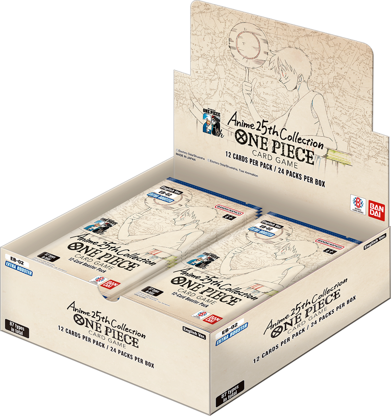 One Piece Card Game – Extra Booster: Anime 25th Collection [EB-02] Booster Box