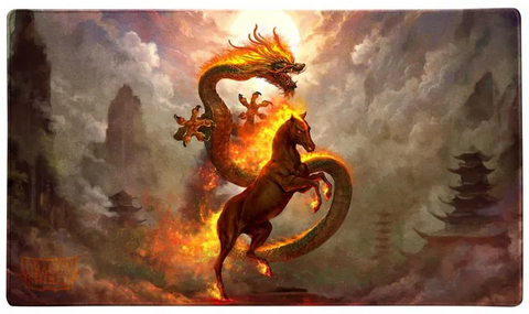Dragon Shield Playmat with Tube – Fire Horse