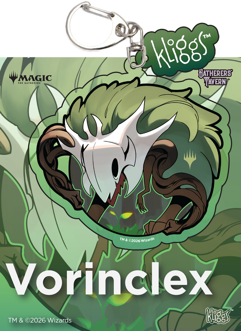 Gatherers Tavern Mtg New Phyrexia Kliggs Keychain Vorinclex, Monstrous Raider