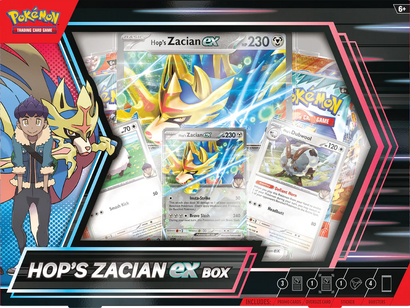 Pokémon TCG: Scarlet & Violet- Hop's Zacian EX Box
