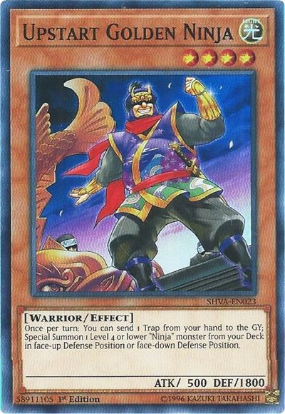 Upstart Golden Ninja [SHVA-EN023] Super Rare