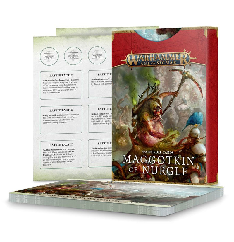 Warscroll Cards: Maggotkin of Nurgle