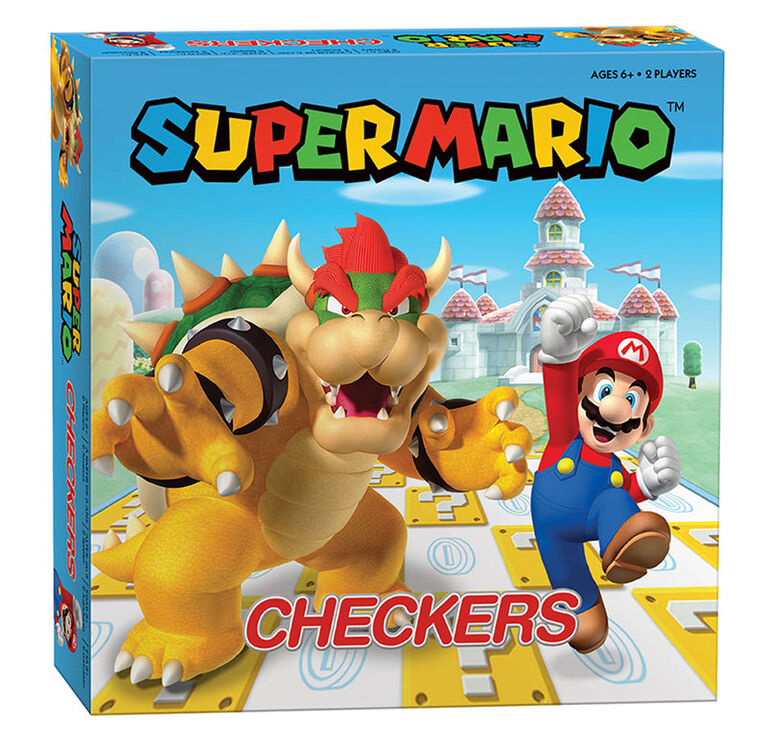 Super Mario Vs Bowser Checkers