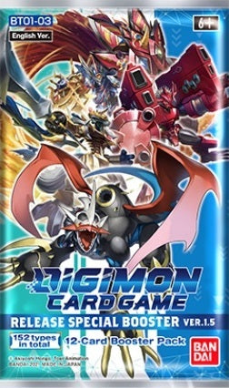 DIGIMON RELEASE SPECIAL BOOSTER VER 1.0 - Booster Pack