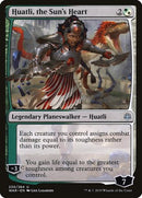Huatli, the Sun's Heart [War of the Spark] (Japanese)