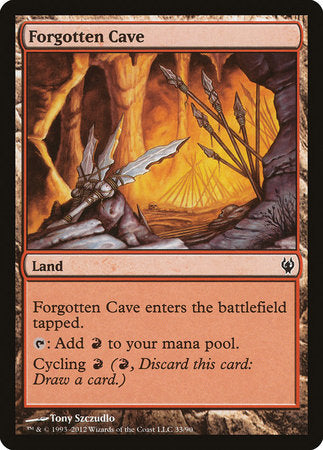 Forgotten Cave [Duel Decks: Izzet vs. Golgari] (Japanese)