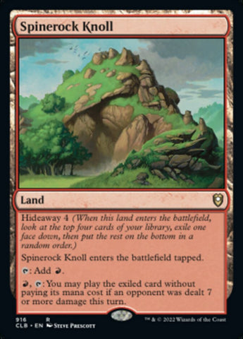 Spinerock Knoll [Commander Legends: Battle for Baldur's Gate]