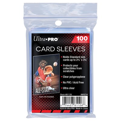 UP Clear Card Sleeves (Penny Sleeves)