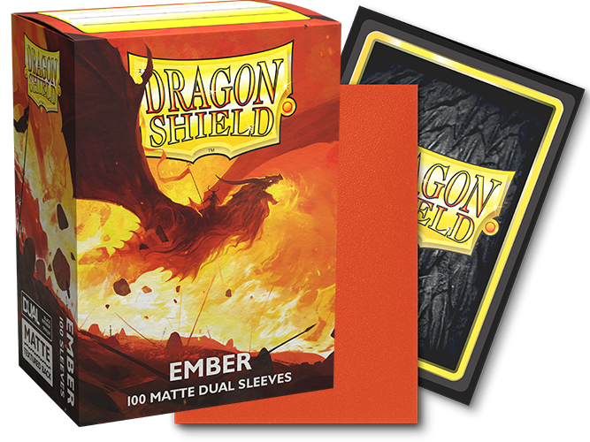 Dragon Shield: Dual Matte: Ember (Orange) (100)