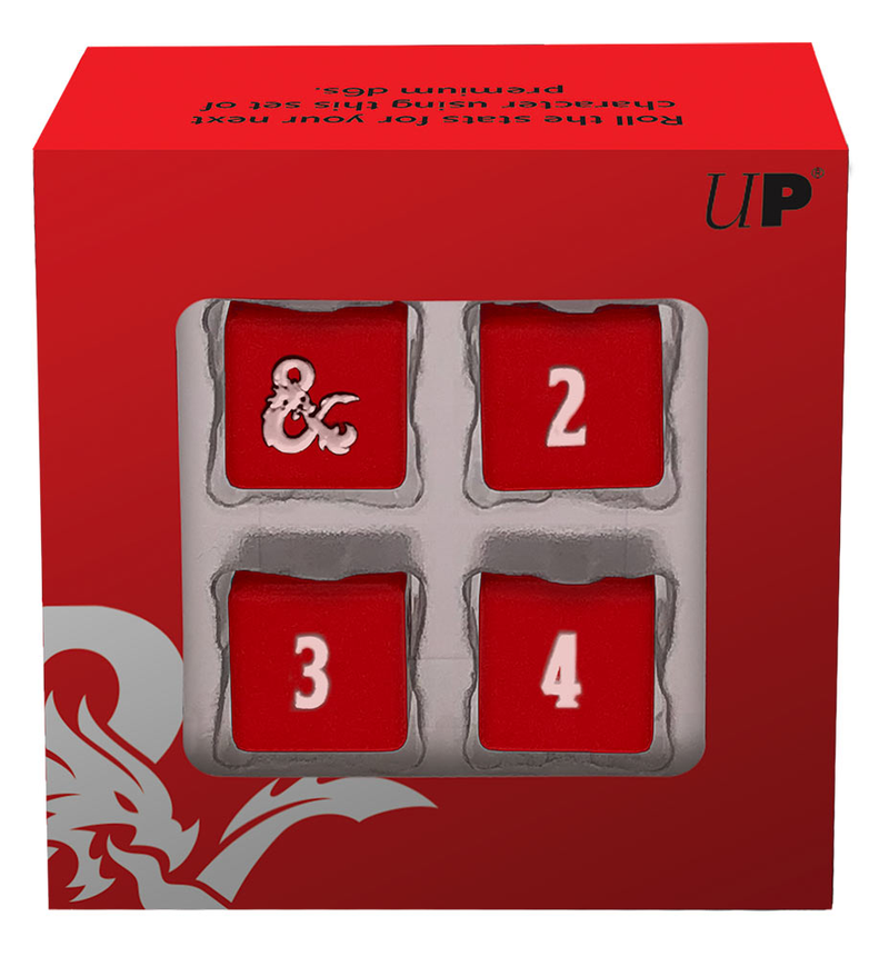 Dungeons & Dragons Heavy Metal 4 D6 Set